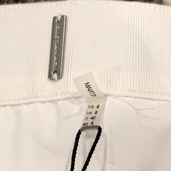 🌼🌼NWT Elie Tahari Sheba Pleated and Embroidered Flower Mini Skirt, Size 4 - Picture 6 of 8